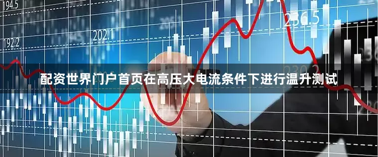 配资世界门户首页在高压大电流条件下进行温升测试